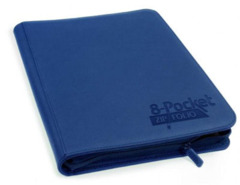 Ultimate Guard Zipfolio XenoSkin - 8 Pocket - blue